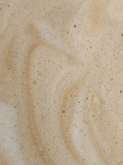 Coffee foam for background. Coffee foam texture