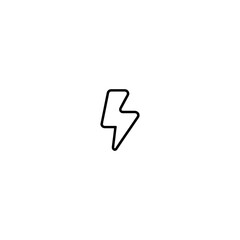 lightning bolt icon  vector 