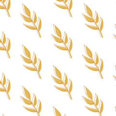 Simple plant pattern. A pattern with a twig of a tree.