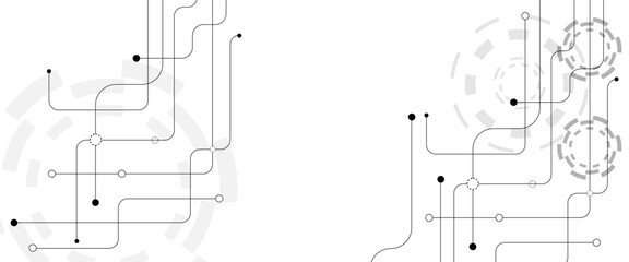 Vector network connection and global communication technology background
