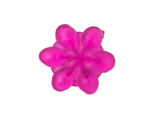 Pink gel. Toilet cleaning and disinfection, antibacterial effect.