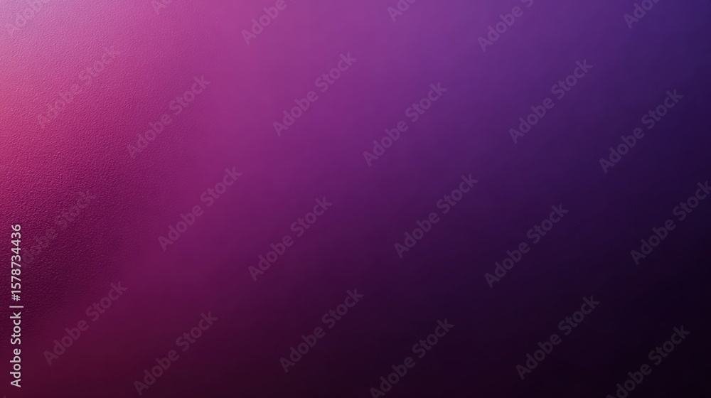Aufkleber deep purple plum gradient creates a serene and abstract background with an untouched section on the 