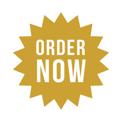 Order now call to action for online engagement.