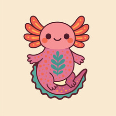 Alebrije axolote mexicano axolotl