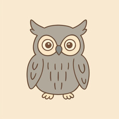 Owl with feather-patterned belly (Guatemalan Tecolote)