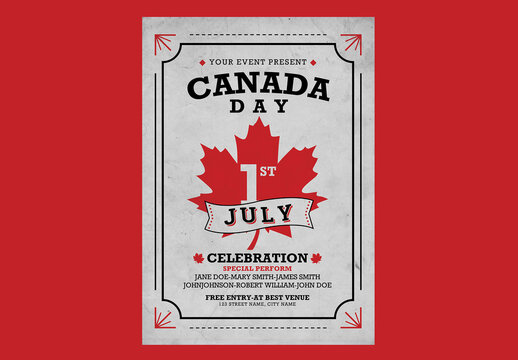 Canada Day Flyer