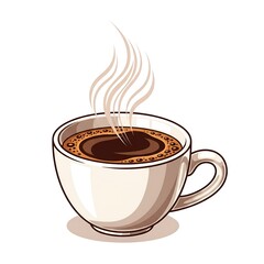 Obraz premium Black coffee is ready to greet your morning