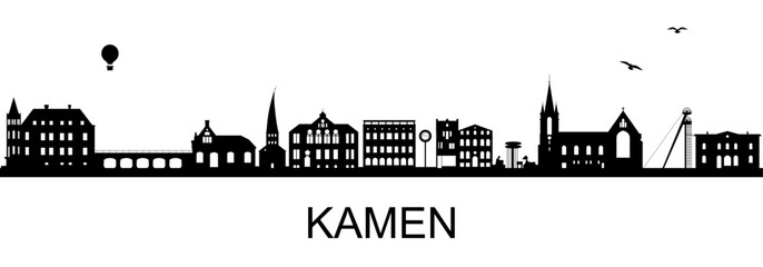 Obraz premium Kamen Silhouette , NRW Germany 