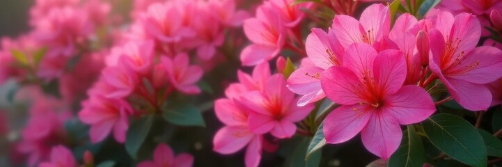 Dense clusters of pink nerium oleander flowers, plants, botanical, flowers