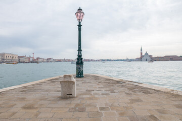 Seaside serenity at Punta Della Dogana in Venice during a calm day