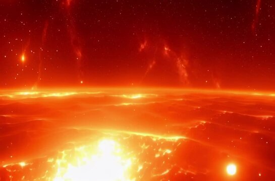 Animated video of orbiting the sun