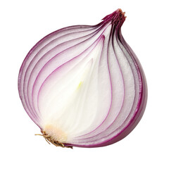 Fresh Onion on transparent