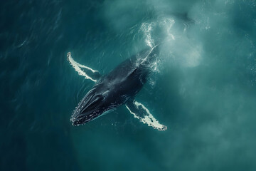 Fototapeta premium dolphin in the water