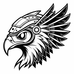Cyber Owl Vision Logo Vector
