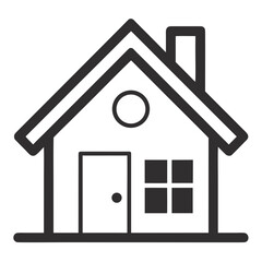 house icon on white background