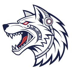 Vector Logo CyberWolf Alpha
