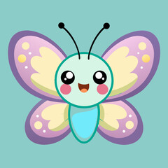 butterfly on a white background