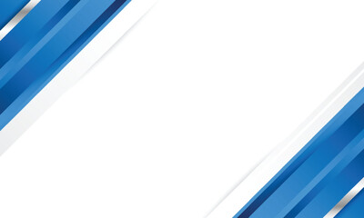 abstract modern blue and white diagonal lines shapes and stripes design banner background