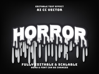 Horror Text Effect with Dripping Blood