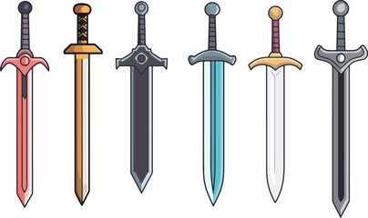 Cartoon sword material	
