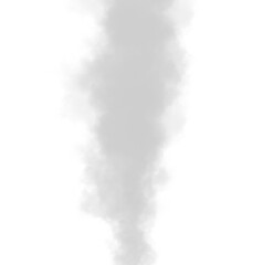Realistic Gray Smoke Vapor Cloud Shape – Isolated Misty Texture on Transparent Background for Cinematic Effects and Photo Overlays