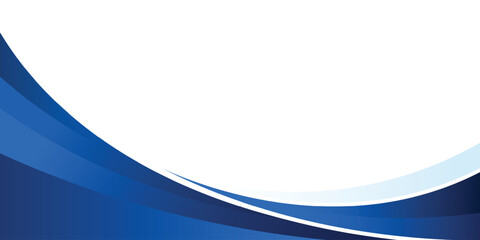 modern gradient blue business curve with copy space for presentation background