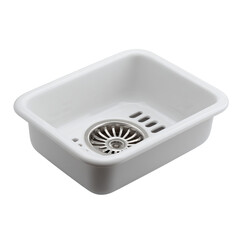 Clean Ceramic Sink: A pristine and contemporary ceramic sink, showcasing its elegant design and functional drain.