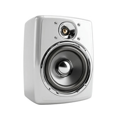 Audio Speaker: A sleek, modern audio speaker, expertly crafted to deliver immersive sound experiences. Its design represents a fusion of elegance and high-fidelity performance.