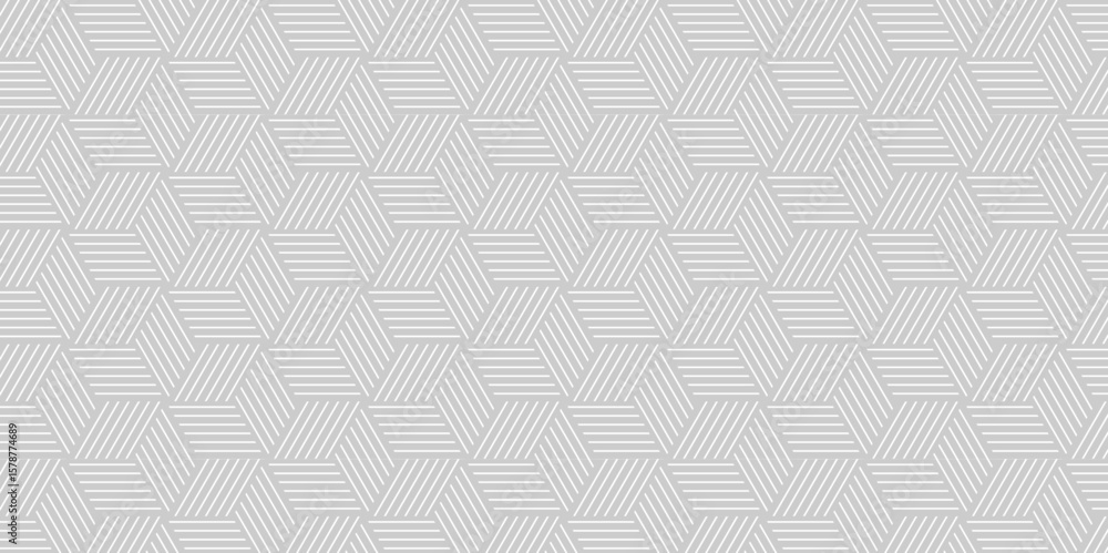 Poster seamless pattern abstract geometric with stripes. white and gray ornament. vector geometrical diagon