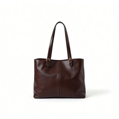 brown leather bag