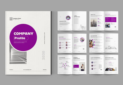 Company Profile Brochure Layout