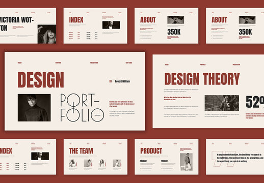 Minimal Design Portfolio Layout Template
