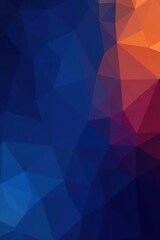Obraz premium Abstract polygon background featuring a smooth blue to black gradient , technology, futuristic, cosmos