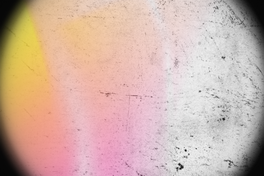 Vintage photo film lens vignette scanned template with strong dust, scratchess and red glare on transparent background. Template for design, vintage film effects, and light leak