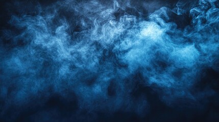 Obraz premium Smoky slate blue background with a gentle fade-out around the edges, producing calm visual depth