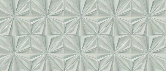 Repeating geometric star pattern in light color