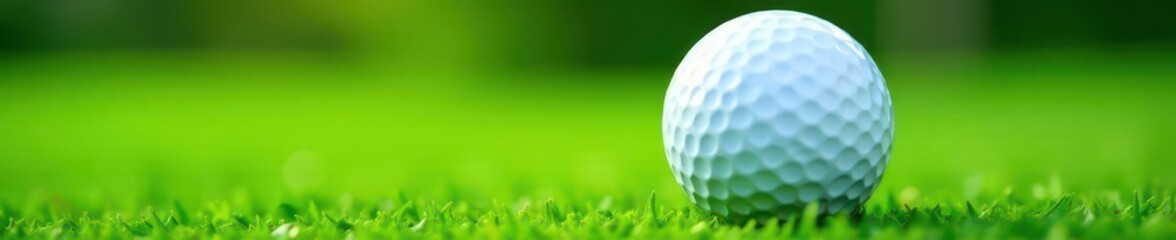 Extreme close-up of a dimpled golf ball, showing texture , high resolution, object, recreation