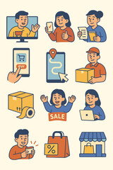 RETRO SPECIAL OFFER BANNER SALE VECTOR	