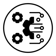 Digital Transformation Vector Icon