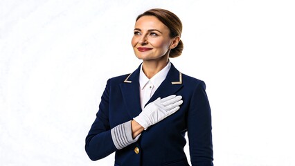 Peaceful young woman sleeping comfortably in bed with white pillow and navy blue pajamas at night