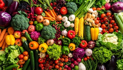 Vibrant array of fresh vegetables (2)
