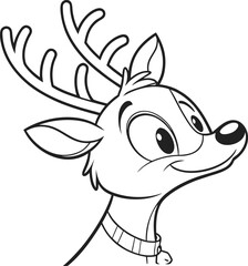 Cute cartoon vector illustration of a funny dog character with a monster head