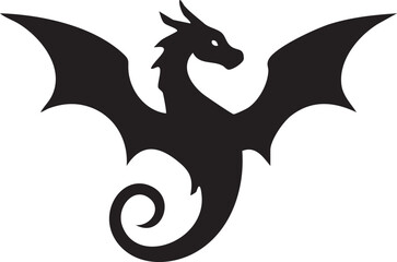 Fototapeta premium Majestic dragon illustration with mythical and fantasy elements