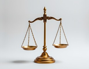 ai agent icon balancing legal scale, metaphor for justice in legal tech, symbolic macro icon, direct front focus, white background