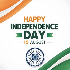 Indian Independence Day August 15th Celebration Graphics Festive Banner Patriotic Design