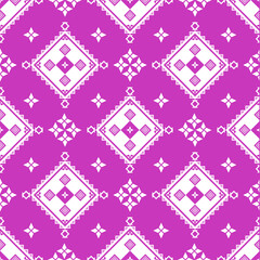seamless pattern with geometric shapes background.Native American tribal fabric,Azect,Batik,rung,drawn,cross 
