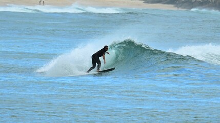 surfer on the beach