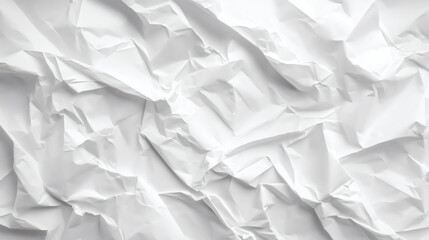 Obraz premium Close-up of Crumpled Paper with Natural Folds and Shadows