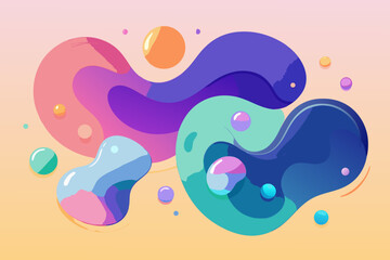 abstract background with hearts