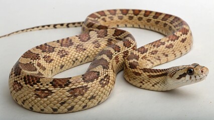 Gopher Snake on studio background
